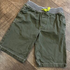 Mini Boden Striped Waistband Shorts